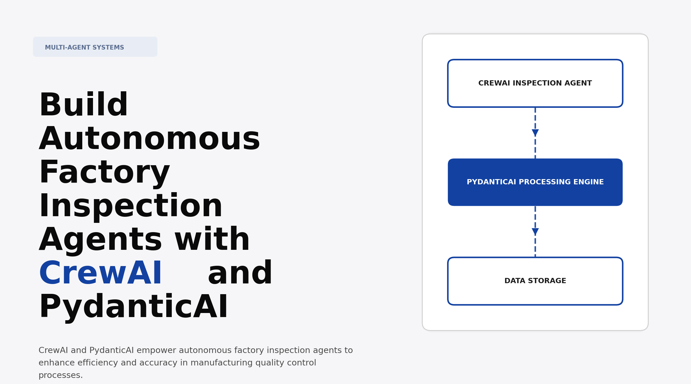 Build Autonomous Factory Inspection Agents with CrewAI and PydanticAI