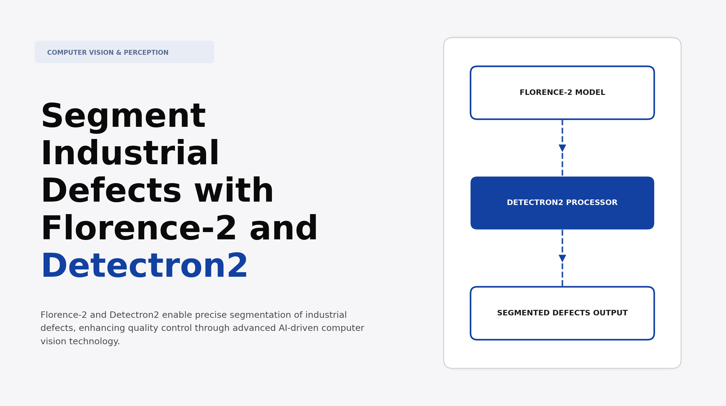 Segment Industrial Defects with Florence-2 and Detectron2